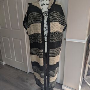 Cliche sleeveless sweater duster